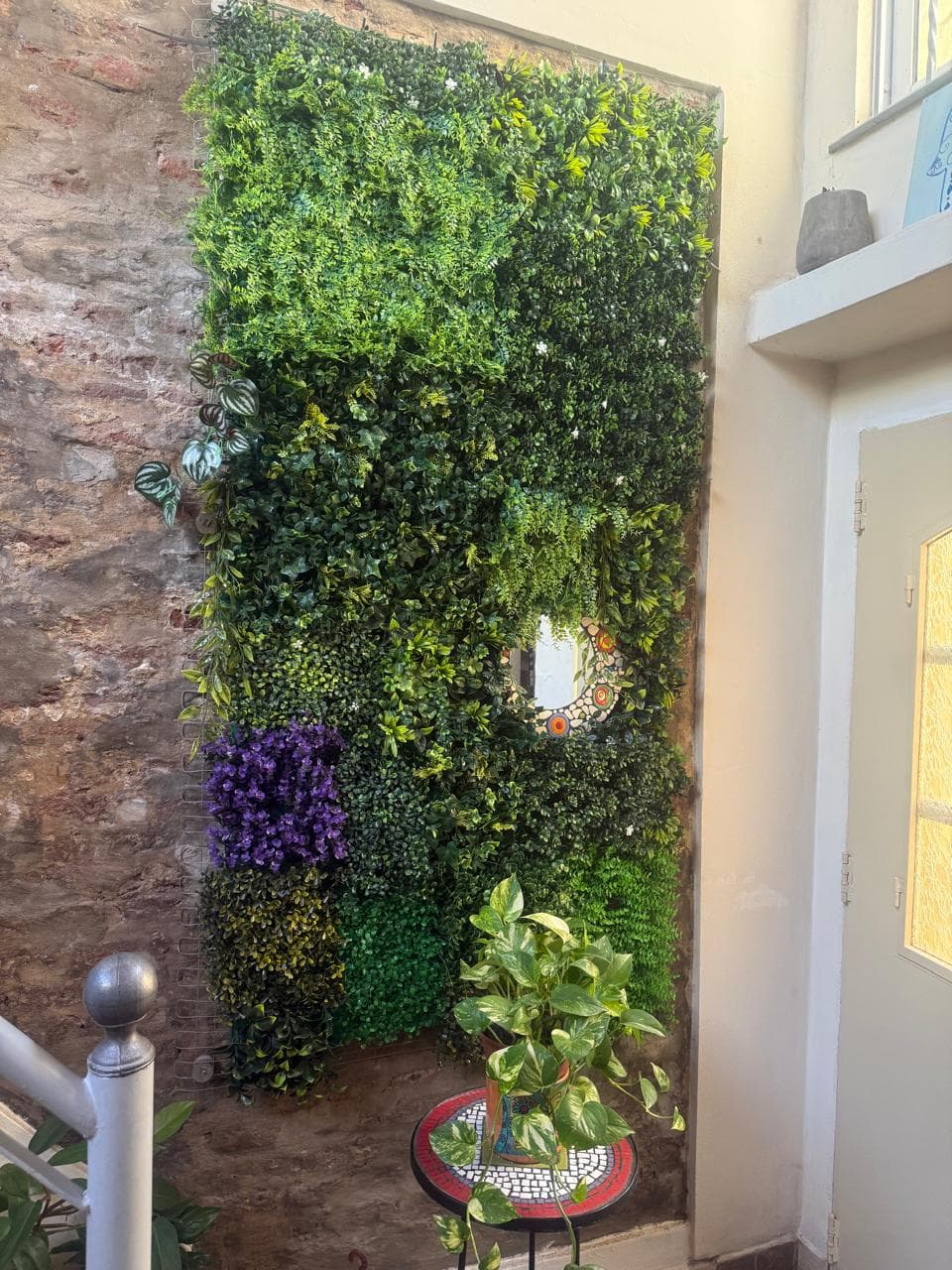 Muro floral decorativo