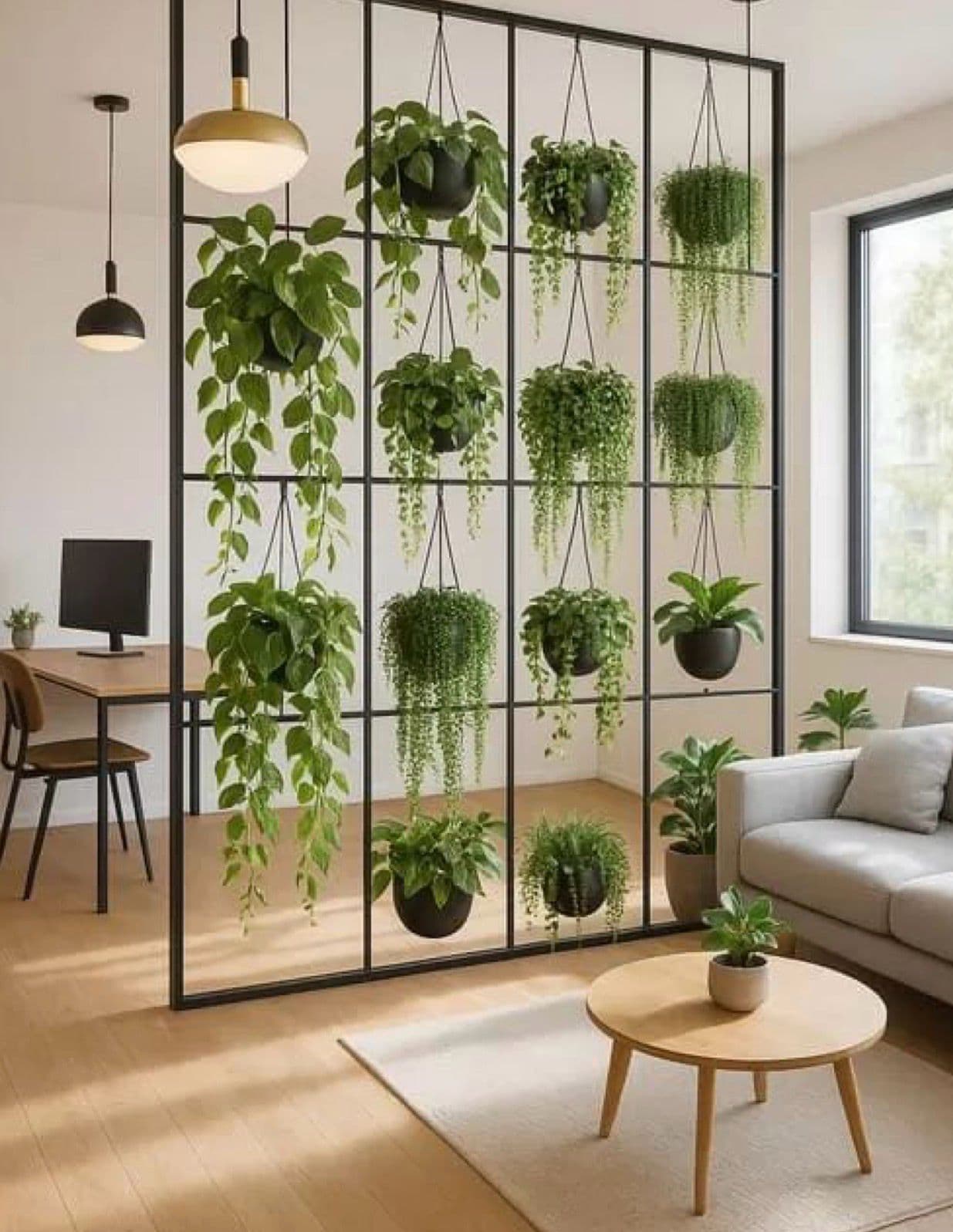 Planta decorativa en espacio corporativo